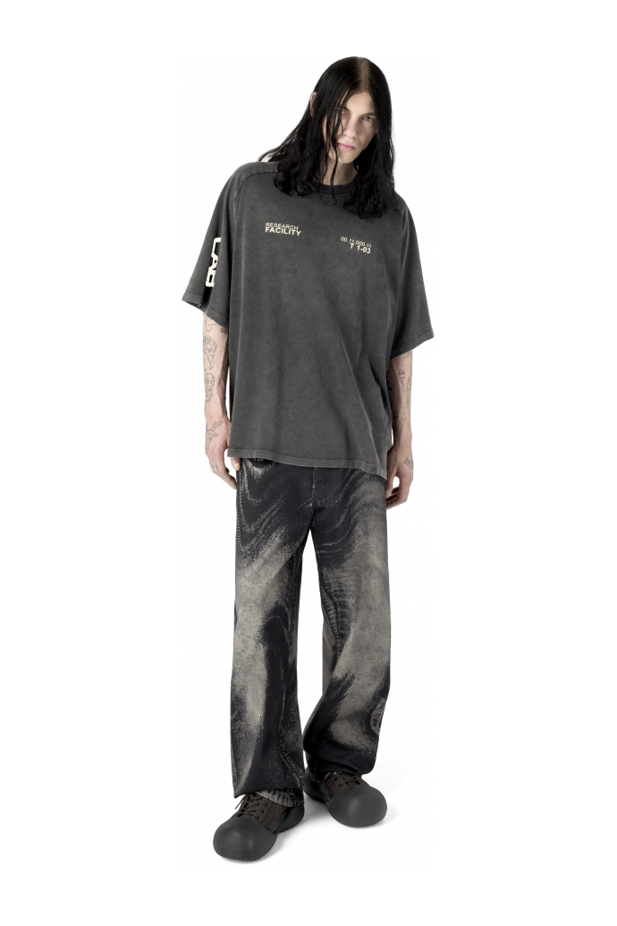 OVERSIZED RAGLAN SHORT SLEEVE TEE NOIR