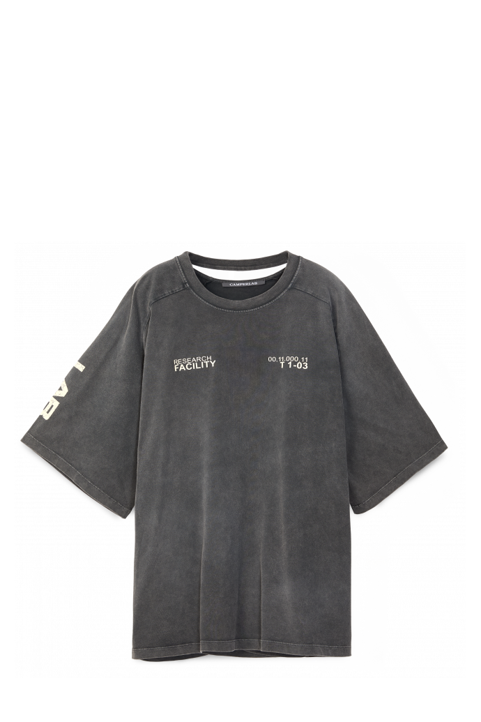 OVERSIZED RAGLAN SHORT SLEEVE TEE NOIR