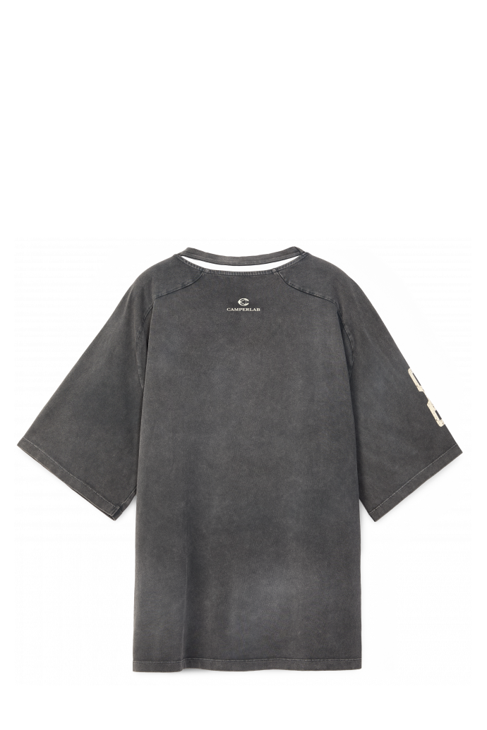OVERSIZED RAGLAN SHORT SLEEVE TEE NOIR