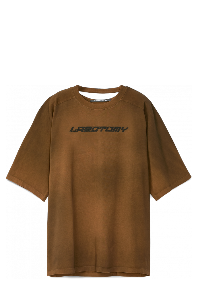 OVERSIZED RAGLAN SHORT SLEEVE TEE ΚΑΦΕ
