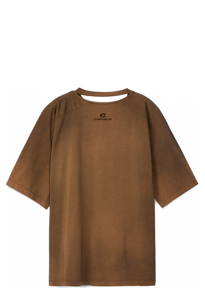OVERSIZED RAGLAN SHORT SLEEVE TEE ΚΑΦΕ