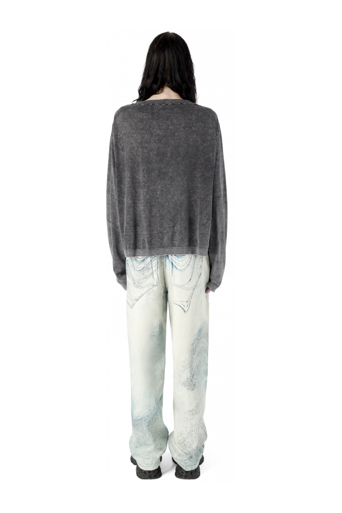 LIGHT KNIT CREWNECK BLACK
