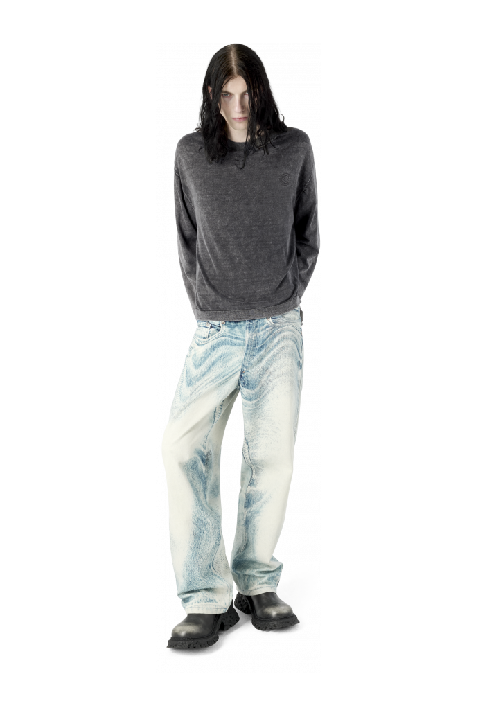 LIGHT KNIT CREWNECK BLACK
