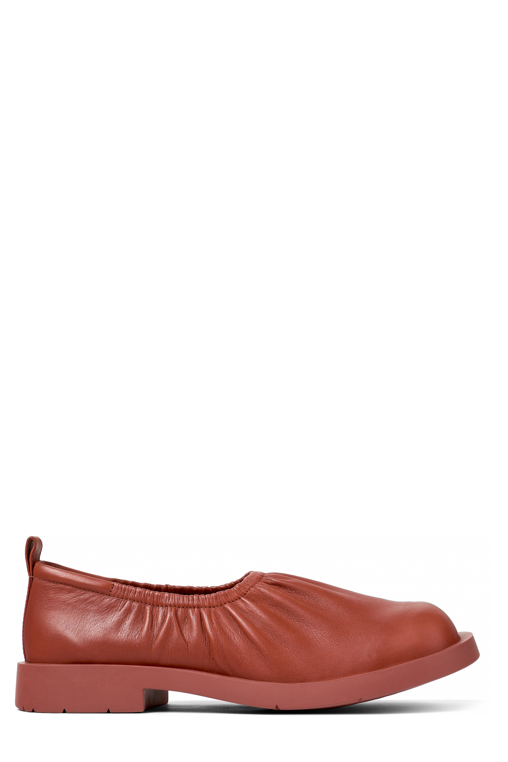 Side view of MIL 1978 Red Leather Shoe