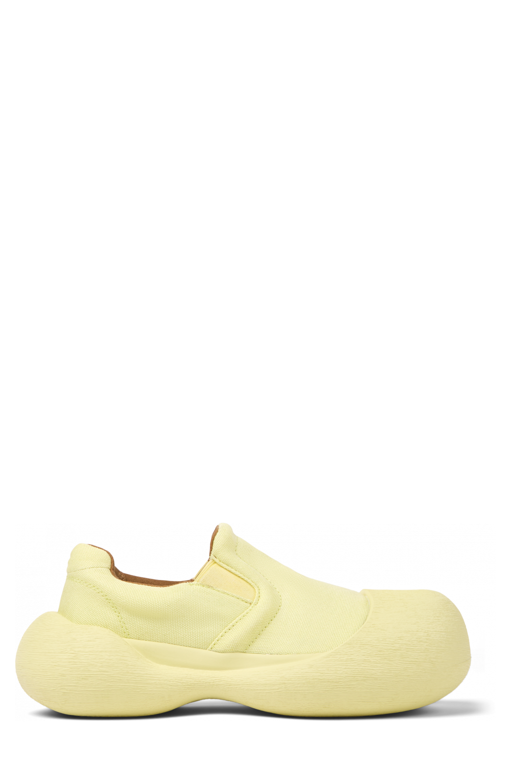 Side view of Caramba Yellow TENCEL® Lyocell Loafers