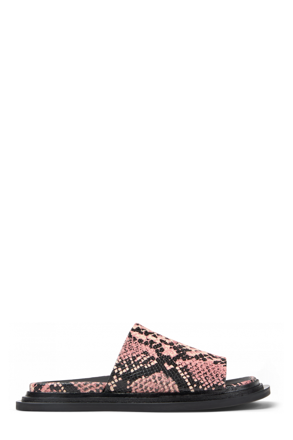 Side view of Nada Multicolor Leather Sandals