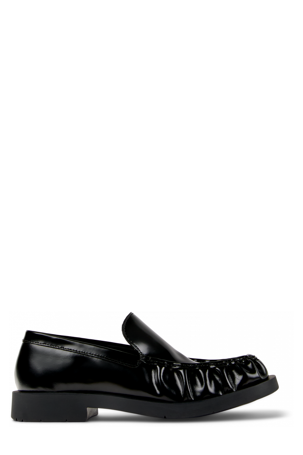 Side view of MIL 1978 Black Leather Loafers