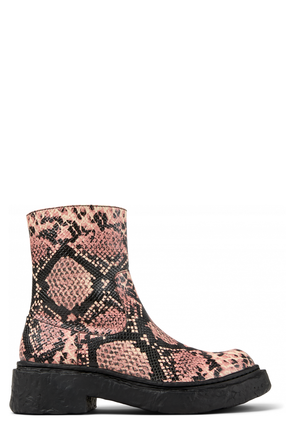Side view of Vamonos Multicolor Leather Boots