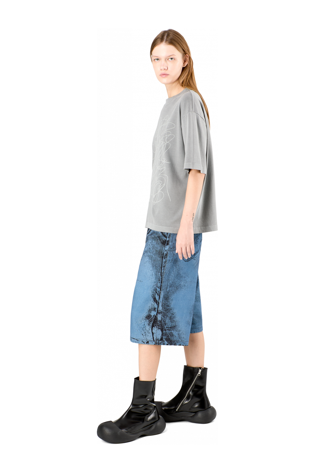 ◯CAMPERLAB / DENIM SHORTS camperlab Denim shorts AU00007-006 _tplgy_trousers_shorts Women